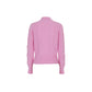Cable-Knit Cashmere Turtleneck Sweater - Pink