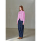 Cable-Knit Cashmere Cardigan - Pink