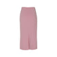 Cashmere Drawstring Banding Skirt - Pink