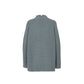 High-Neck Ribbed Cashmere Sweater - Blue