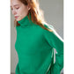 Cashmere Loose Fit High-Neck Sweater - Green