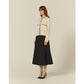 Callaite 100% Cashmere Color Line Cardigan - Ivory