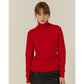 Callaite 100% Cashmere  Roll-Neck  Ribbed Sweater (6color)