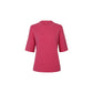 Callaite 100% Cashmere  Mock-Neck Slim Fit Sweater - Pink