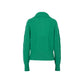 Cable-Knit Cashmere Half-Zip Sweater - Green