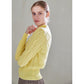 Cable-Knit Cashmere Turtleneck Sweater - Yellow
