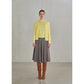 Cable-Knit Cashmere Turtleneck Sweater - Yellow