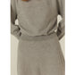 Callaite Cashmere-Blend Whole Garment Knit Dress - Grey
