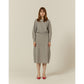 Callaite Cashmere-Blend Whole Garment Knit Dress - Grey