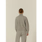 Callaite Cashmere-Blend Whole Garment Turtleneck Sweater - Grey