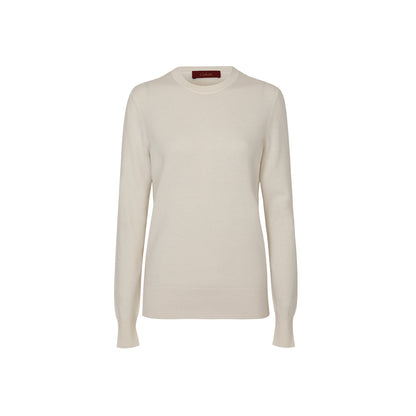 Cashmere Crew-Neck  Ribbed Sweater 1 (6 color of 12 color)