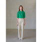 Crystal-Embellished Cashmere Polo Sweater - Green